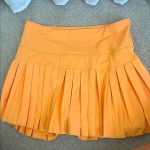 Pleated Orange athletic Women's Skirt! Worn once, perfect condition